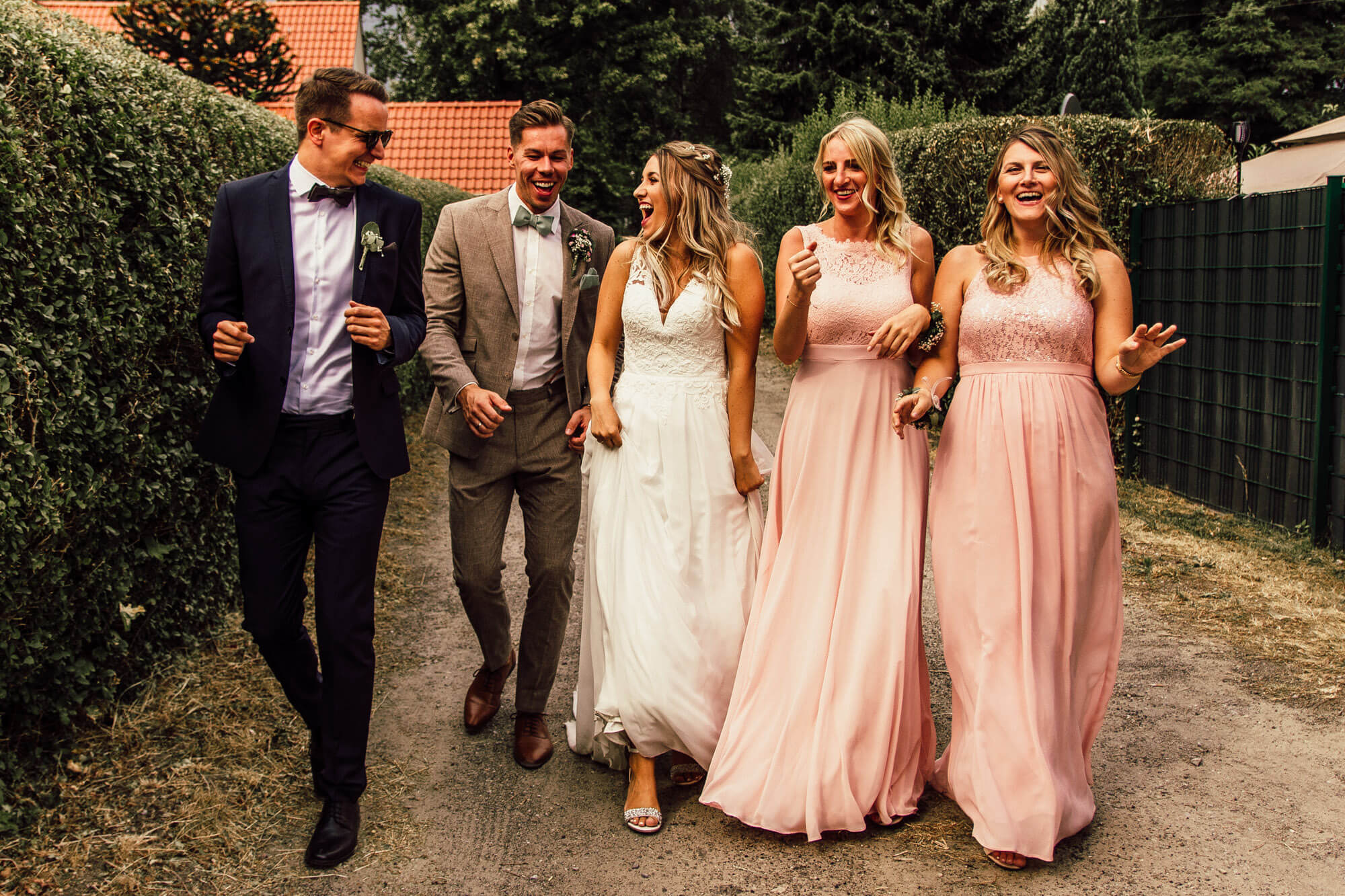 Gartenhochzeit in Essen Hochzeitsfotografin Dortmund NRW